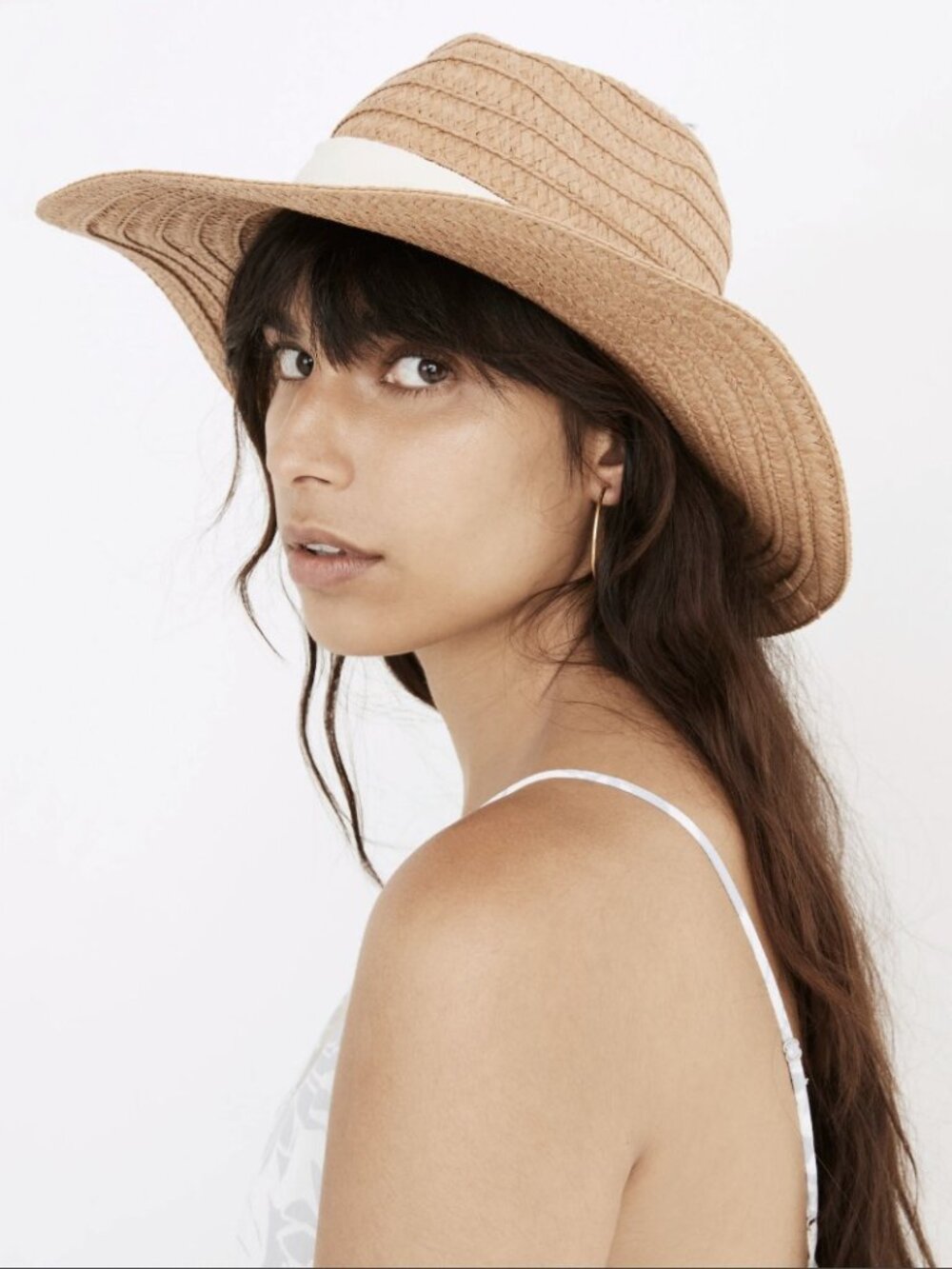 Madewell Packable Braided Straw Hat Size M/L